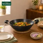 TerraHome Hard Anodised Kadhai 750 ml 18cm