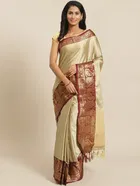 Cotton Embellished Saree for Women 