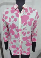 Shirt For Woman (Rayon, Sttyle - 5, Pink 2, S)