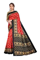 Art Silk Kalamkari Saree for Women 