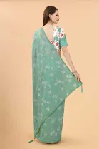 Trendy Zoya Silk Saree with Blouse Piece For Women 