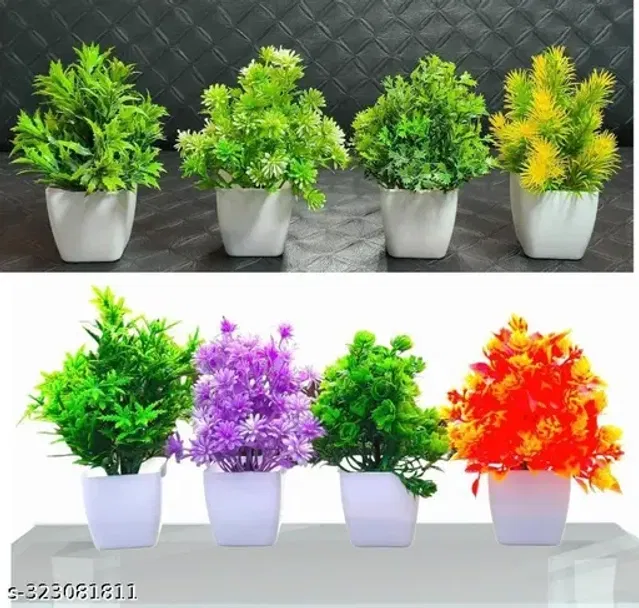 Aakrish Artificial flowers pack of 8, size,  15 cm