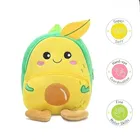 Cute Mango Cartoon Plush Toddler School Bags For Children's