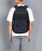 Polyester Backpack for Men & Women, Black