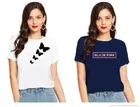 Half Sleeves Printed T-shirts for Women & Girls 