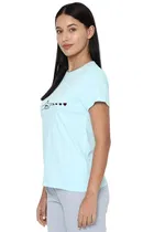 Round Neck Printed T-Shirt for Women 