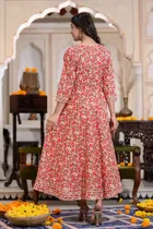 Cotton Printed Anarkali Kurti for Women 