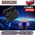 Wireless Bluetooth Speaker + Earbuds With Charging Case, 5.4 Bluetooth Version ,BLACK, 