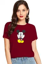 Half Sleeves Printed T-shirt for Women & Girls 