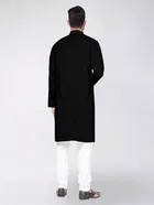 Cotton Blend Solid Kurta for Men 