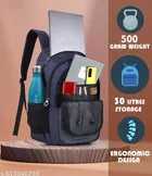 Polyester Backpack for Men & Women, Blue