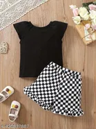 Cotton Blend Clothing Set for Girls 