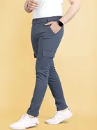 Lycra Blend Slim Fit Trouser for Men 