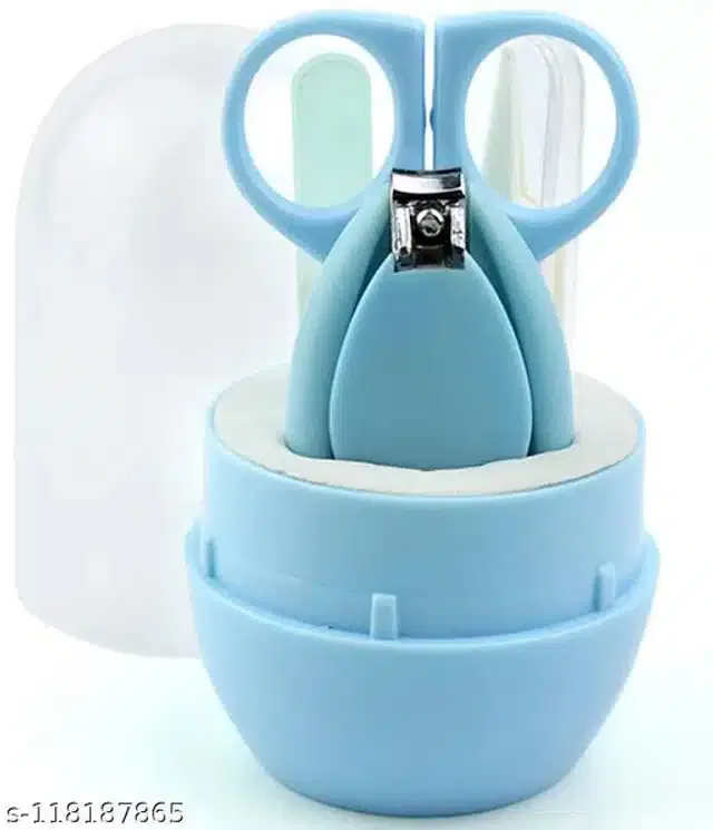 Plastic Manicure Pedicure Care Kit for Infants (Aqua Blue)