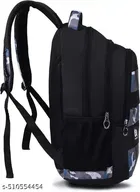 Polyester Backpack for Men & Women, Black