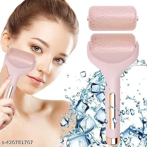 Plastic Face Derma Roller (Pink)