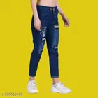 Jeans for Women (Navy Blue, 26)