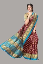 Printed Saree with Blouse Piece for Women 