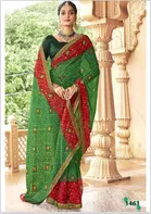 Georgette Printed Saree for Women 