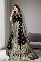 Soft Silk Zari Woven Saree for Women 