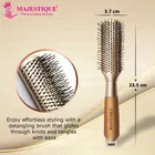 Majestique Golden Hair Styler Brush Essential Ladies 