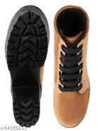 Shoetopia Solid Suede Block Boots 