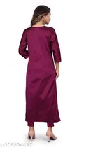 Pashmina Embroidered Kurti for Women 