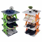 4 Layer Collapsible Shoe Racks, Shoe Organiser, Multipurpose Rack 