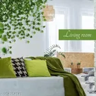 Plastic Artificial Hanging Leaves Garlands 