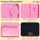 Writing Tablet Pencil Case for Kids – 2 in 1 LCD Digital Slate for Kids, E-Note Pad, Pencil Box for Kids, Doodle Writing Board for School Going 