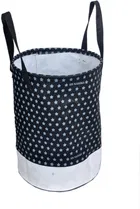 Canvas Laundry Basket,Multicolor,  