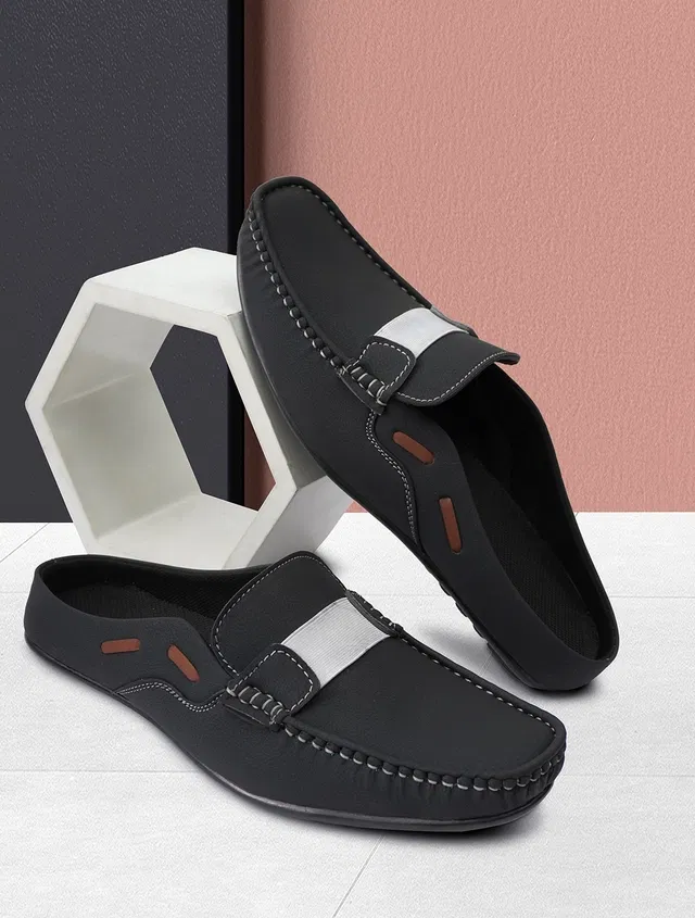 Loafers for Men (Black, 8)