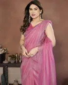 Bollywood Embroidered Organza Saree for Women 