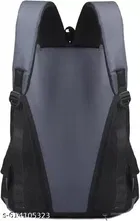 Polyester Backpack for Men & Women, Grey