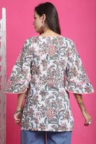 Cotton Printed Top for Women 