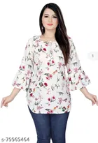 Three-Quarter Sleeves Top for Women 