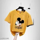 Polycotton T-shirt for Women, Yellow 