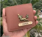 Faux Leather Wallet for Men (Multicolor)
