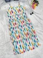 Organza Printed Kurti for Women 