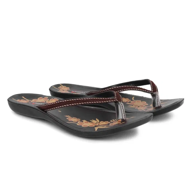 Flats for Women (Brown, 8)