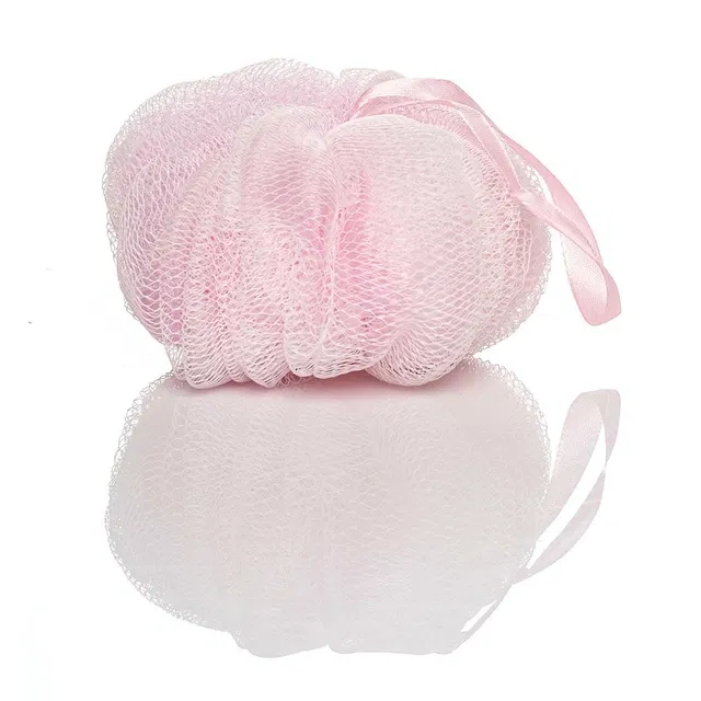 Basicare Luxe White Loofah Sponge Body Scrubber Gentle Exfoliating Sponge
