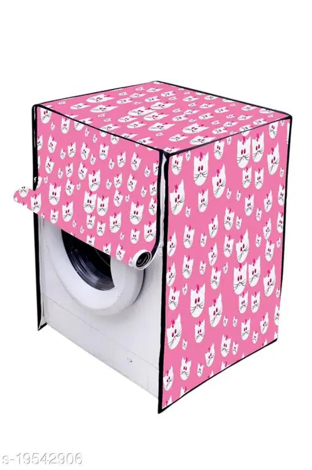 PVC Washing Machine Cover (Multicolor)