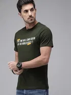 Round Neck Printed T-Shirt for Men 