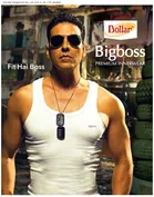 Dollar Big Boss Cotton Solid Vest for Men, Pack of 2 