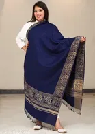 Self-Design Woven Acrylic Women Shawl 