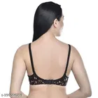 Cotton Blend Printed Padded Bra for Women 