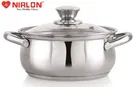 Stainless Steel Induction Base Casserole with Steel Lid 
