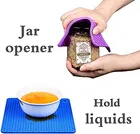 Silicone Trivet Mats - Hot Pot Holders - Drying Mat Our potholders Kitchen Tools is Heat Resistant 