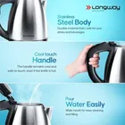Longway Kestro 1500 W with Stainless Steel Body for Boiling Electric Kettle  