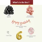 6th Happy Birthday Balloon Decoration Kit, Multicolor, Pack Of 52